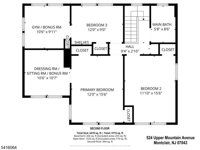 524 Upper Mountain Ave., Montclair Twp., NJ 07043