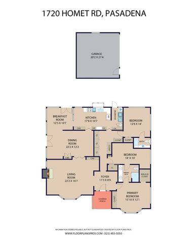 1720 Homet Road, Pasadena, CA 91106