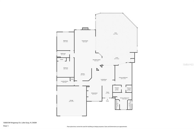 13028 SW KINGSWAY CIRCLE, Lake Suzy, FL 34269