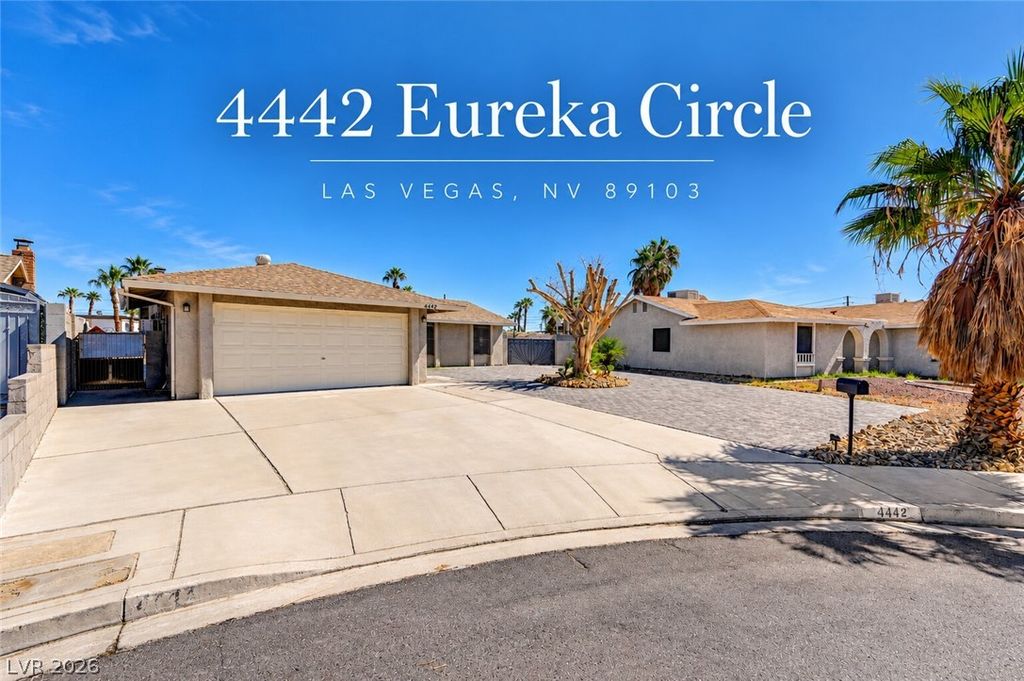 4442 Eureka Circle, Las Vegas, NV 89103 — exterior