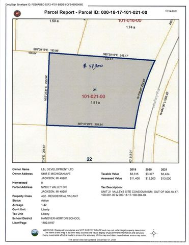 0 Lindsey Unit 21 Drive, Jackson, MI 49201