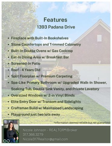 1393 Padana Drive, Greenwood, IN 46143