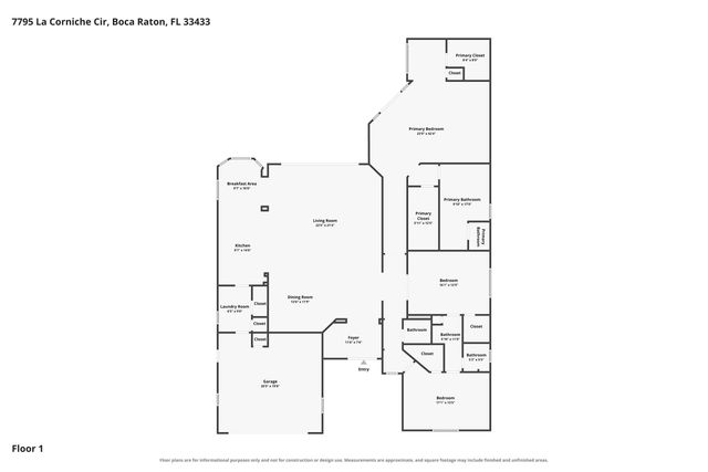 7795 LA CORNICHE Circle, Boca Raton, FL 33433