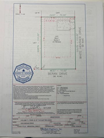 4002 Beran Drive, Houston, TX 77045