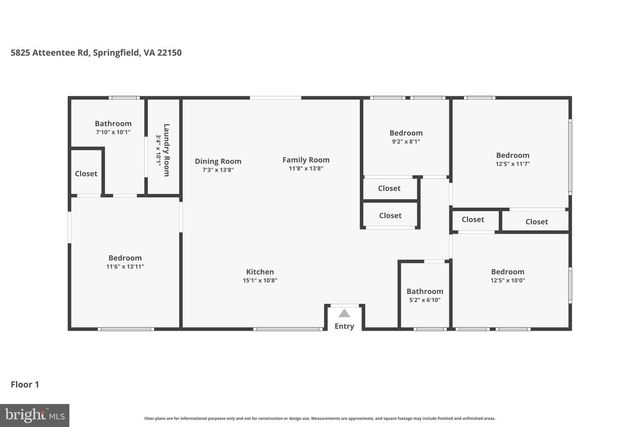 5825 ATTEENTEE RD, Springfield, VA 22150