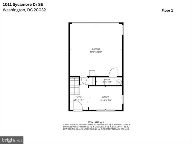 1011 SYCAMORE DR SE, Washington, DC 20032