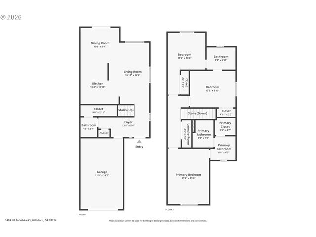 1499 Ne BIRKSHIRE Ct, Hillsboro, OR 97124
