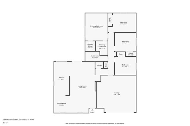 2512 Towerwood Drive, Carrollton, TX 75006