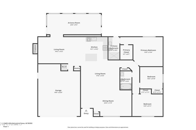 1342 W MENDOZA Avenue, Mesa, AZ 85202
