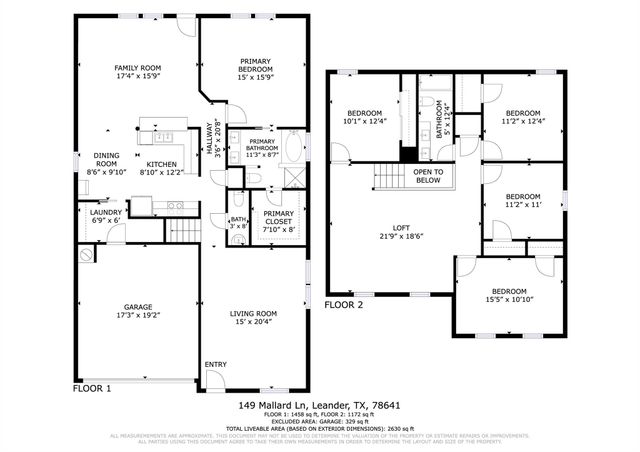 149 Mallard LN, Leander, TX 78641