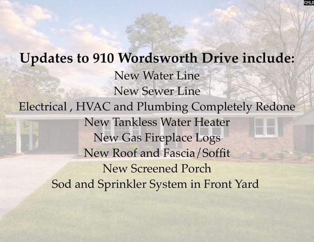 910 Wordsworth Drive, Columbia, SC 29209