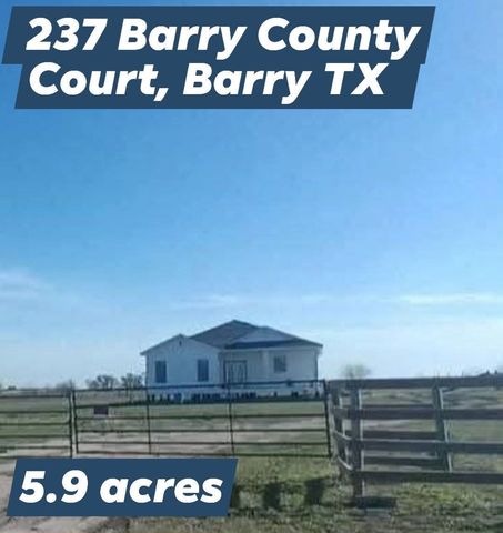 237 Barry Country Court, Barry, TX 75102