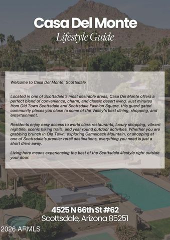 4525 N 66TH Street 62, Scottsdale, AZ 85251