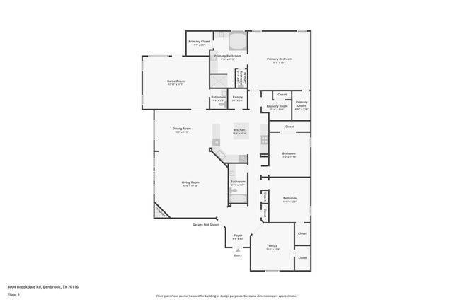 4004 Brookdale Road, Benbrook, TX 76116