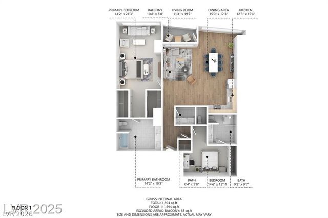 4525 Dean Martin Drive 1509, Las Vegas, NV 89103