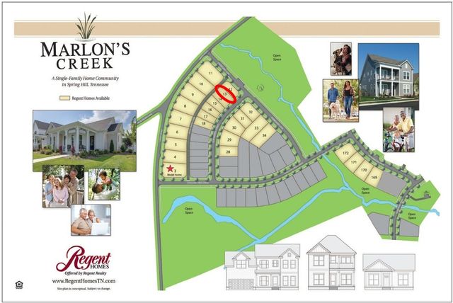 1825 Flatwaters St, Spring Hill, TN 37174