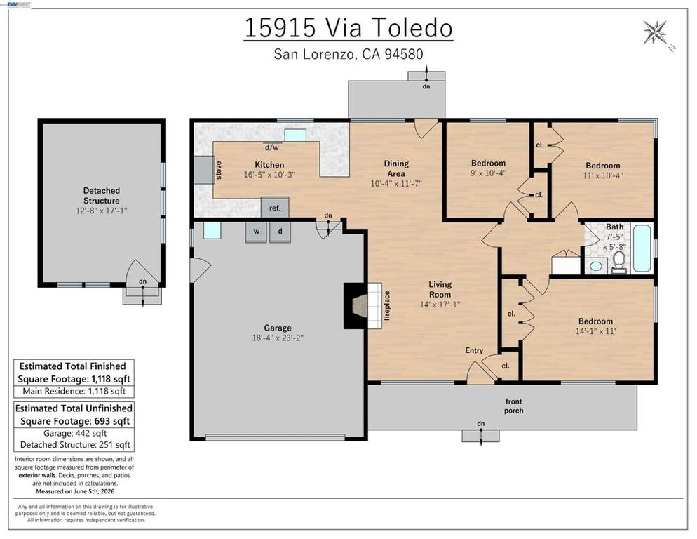 Image 5 of property listing at 15915 Via Toledo, San Lorenzo, CA 94580