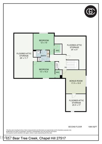 657 Bear Tree Creek, Chapel Hill, NC 27517