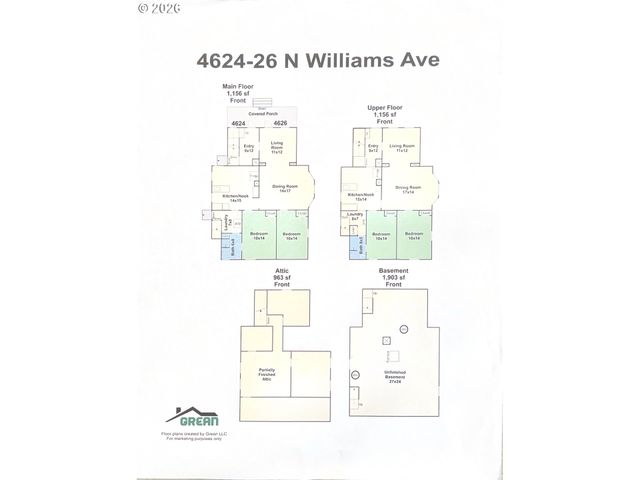 4624 N WILLIAMS Ave, Portland, OR 97217