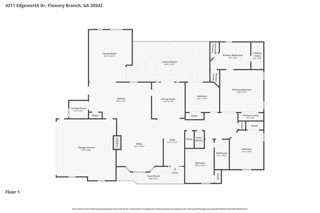 4211 Edgeworth Drive, Flowery Branch, GA 30542