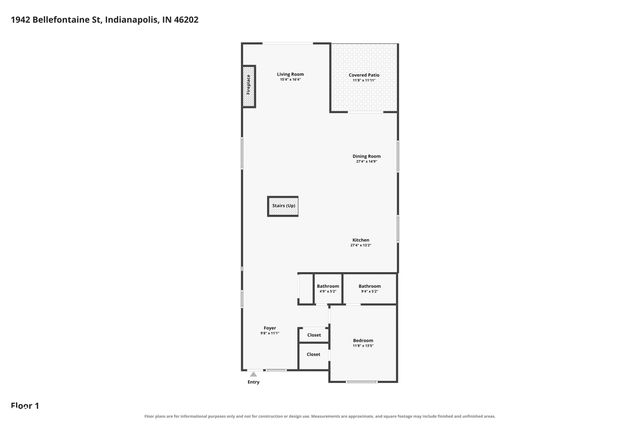 1942 Bellefontaine Street, Indianapolis, IN 46202