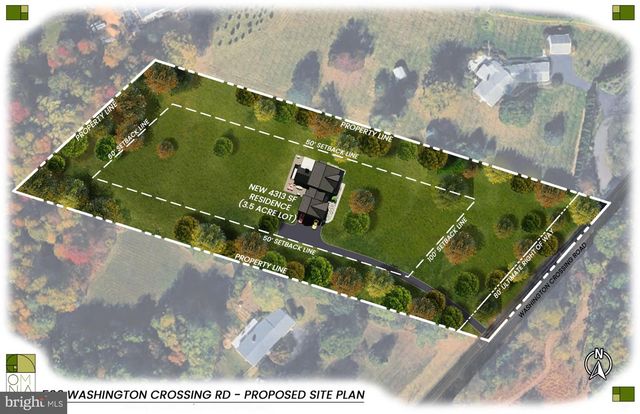 [LAND] 536 WASHINGTON CROSSING RD, Newtown, PA 18940