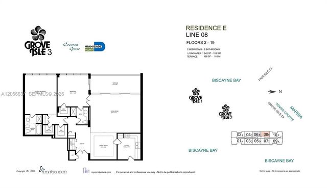 3 Grove Isle Drive C1208, Miami, FL 33133
