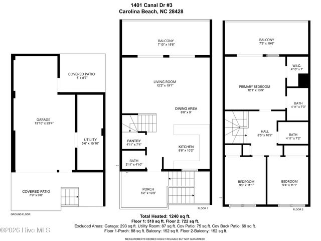 1401 Canal Drive Apt 3, Carolina Beach, NC 28428