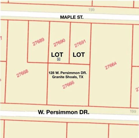 128 W PERSIMMON DR, Granite Shoals, TX 78654