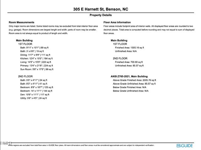 305 E Harnett Street, Benson, NC 27504