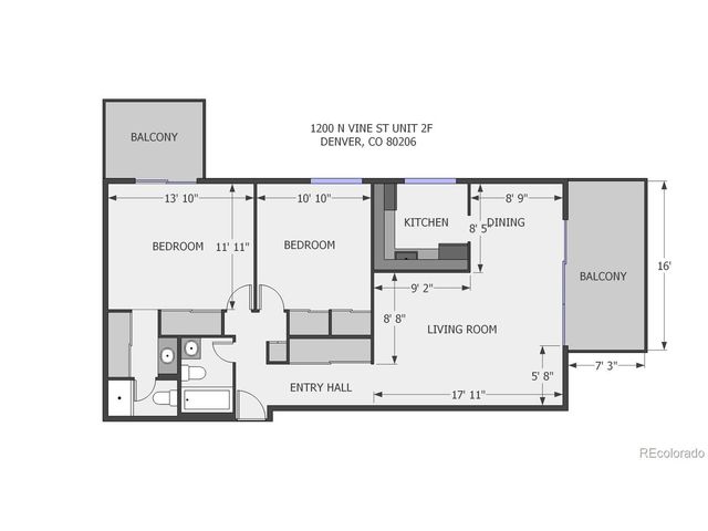 1200 Vine St 2F, Denver, CO 80206