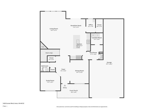 1438 Sunset Boulevard, Avon, IN 46123