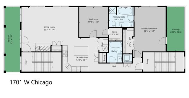 1701 W Chicago Avenue 3, Chicago, IL 60622