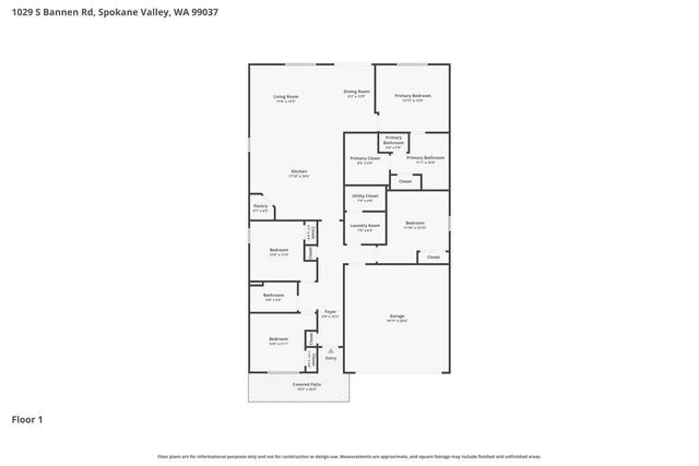 1029 S Bannen Rd, Spokane Valley, WA 99037