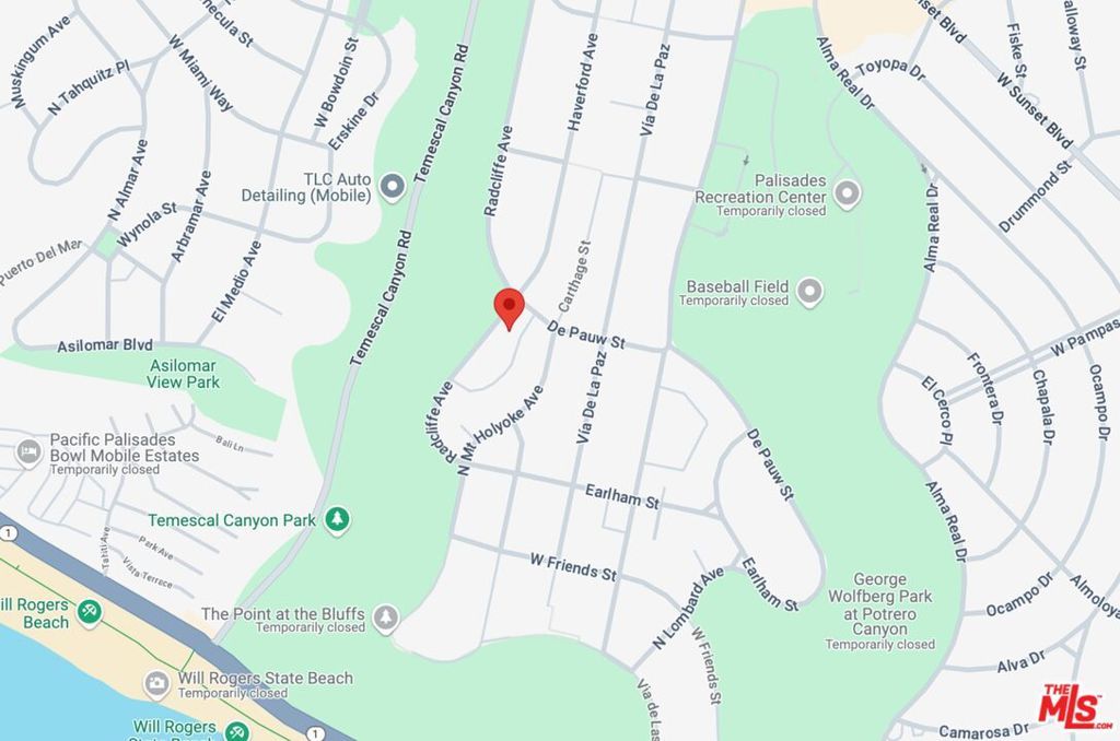 Image 9 of property listing at 582 Radcliffe Avenue, Pacific Palisades, CA 90272