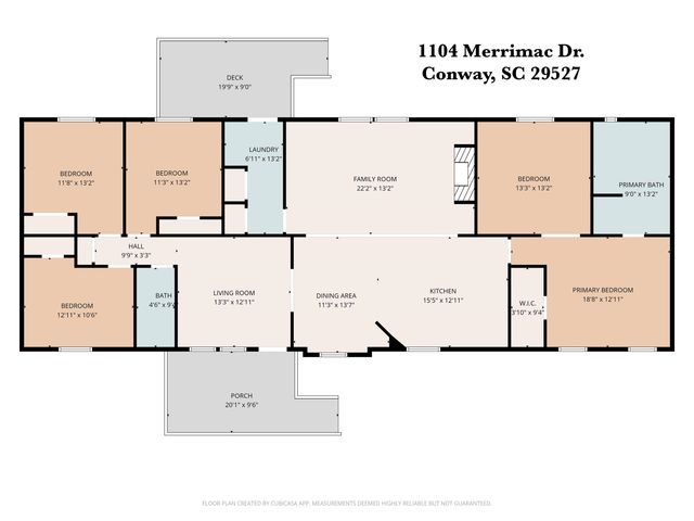 1104 Merrimac Dr., Conway, SC 29527