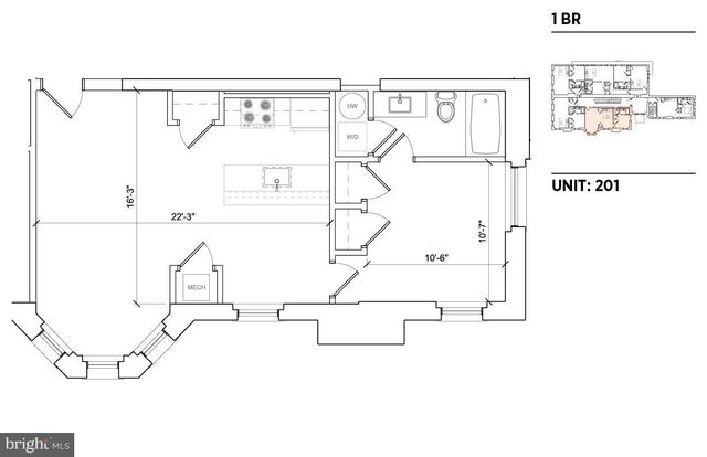 1304 SAINT PAUL STREET #1BR, Baltimore, MD 21202