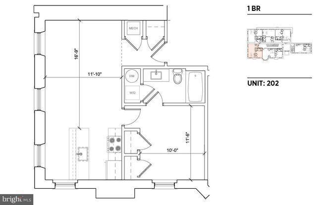 1304 SAINT PAUL STREET #1BR, Baltimore, MD 21202