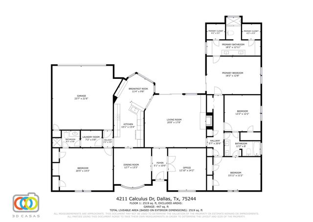 4211 Calculus Drive, Dallas, TX 75244