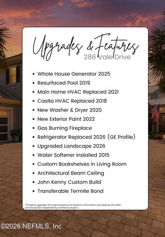 286 VALE Drive, St. Augustine, FL 32095