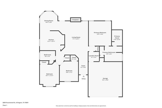 6609 Pecanwood Drive, Arlington, TX 76001