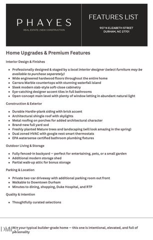 907 N Elizabeth Street, Durham, NC 27701