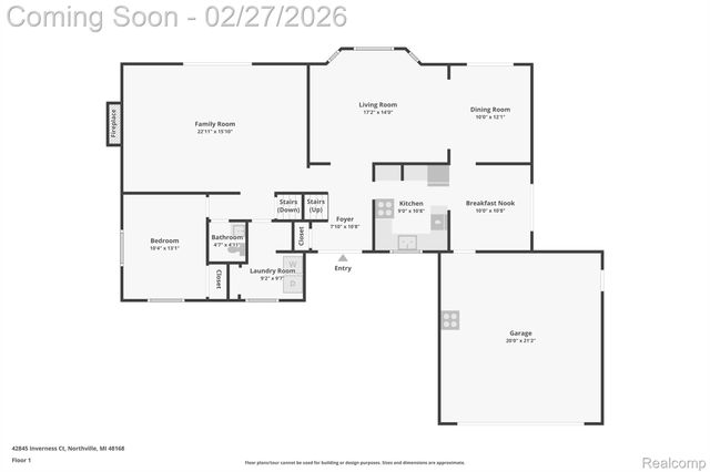 42845 Inverness Court, Northville Township, MI 48168