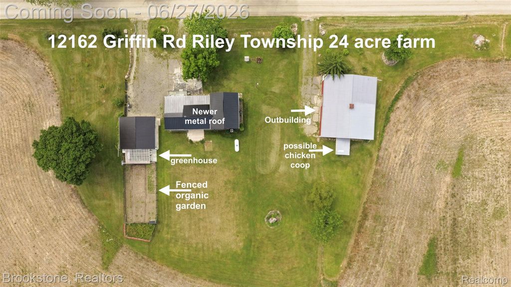 12162 Griffin Road, Riley Township, MI 48041