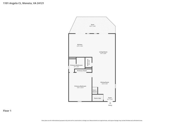 1101 ANGELA CT, Moneta, VA 24121