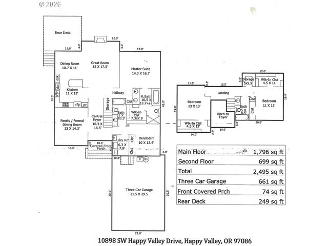 10898 Se HAPPY VALLEY Dr, Happy Valley, OR 97086