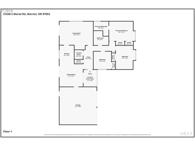 57636 S MORSE Rd, Warren, OR 97053