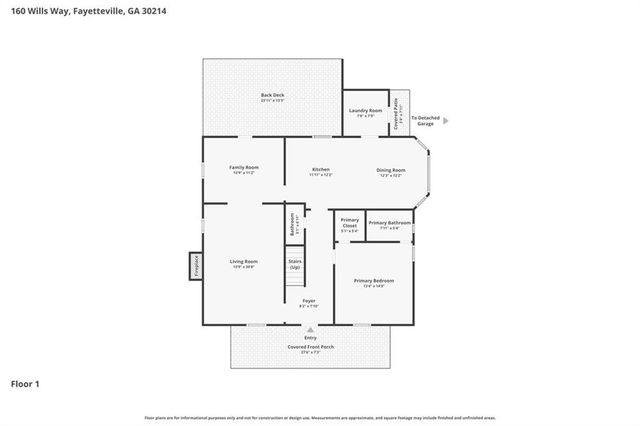 160 Wills Way, Fayetteville, GA 30214