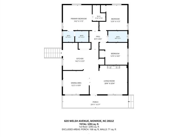 620 Welsh Avenue, Monroe, NC 28112