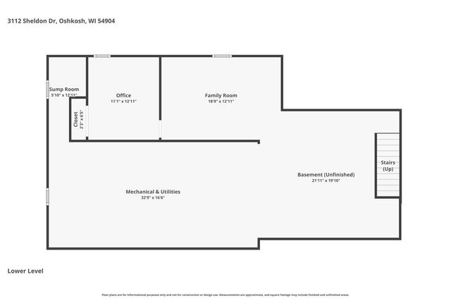 3112 SHELDON DRIVE, Oshkosh, WI 54904